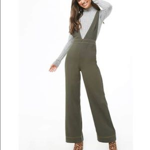 New olive overalls